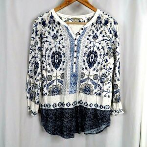 Lucky Brand Womens Pullover Soft Casual Shirt Top Sz‎ XS